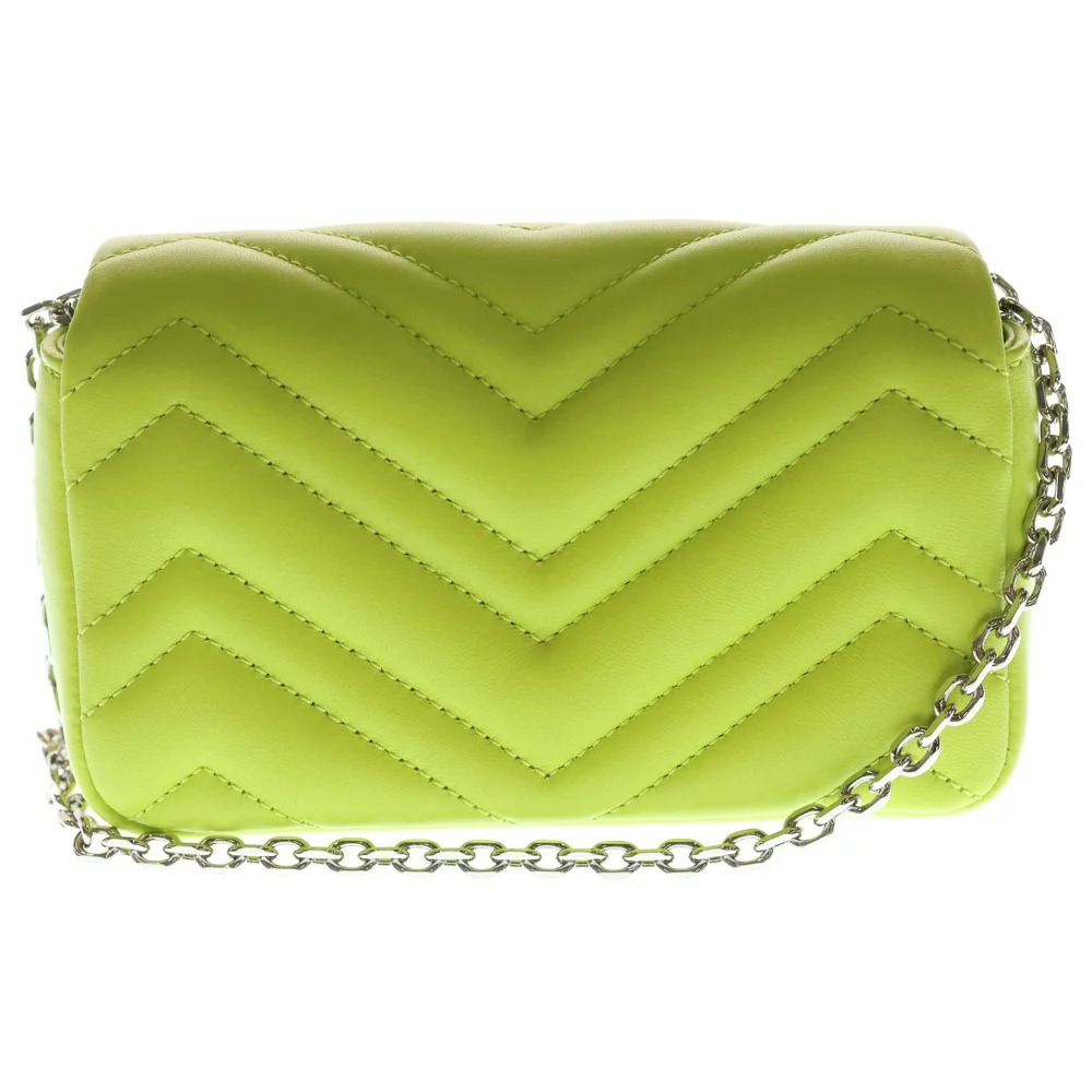 GUCCI GG Marmont Quilting Chain Bag Shoulder Yellow - Picture 2 of 6